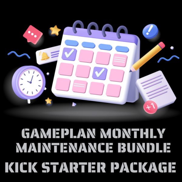 gameplan monthly maintenance bundle kick starter